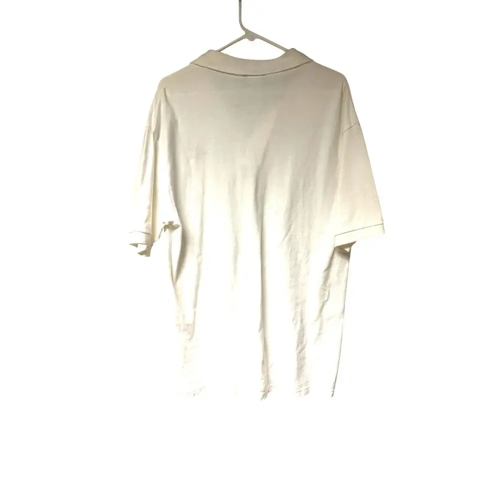 Womens TN Lady Vols White Polo Sz Large Outer Banks Brand Like New